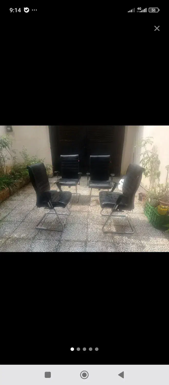 صندلی کنفرانسی نرم و راحت در حد نو|آرایشگاه و سالنهای زیبایی|رامسر, |دیوار