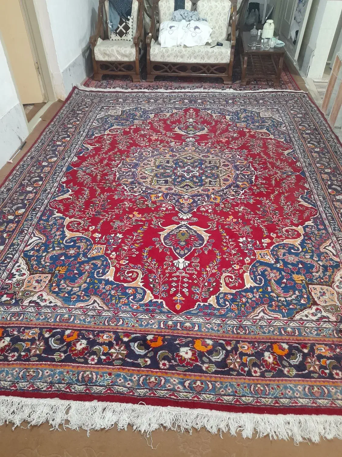 فرش دستباف ۱۲ متری در حد نو|فرش|سبزوار, جنت|دیوار