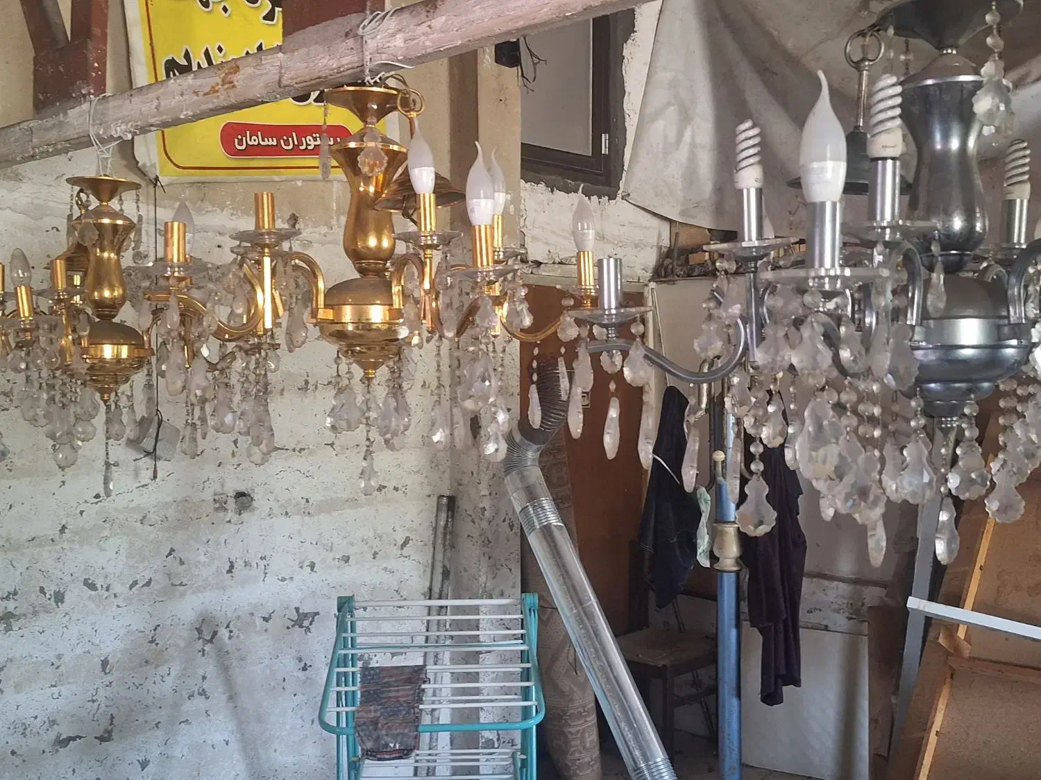 فروش 3 دستگاه لوستر 5 شاخه جنس اصلی|لوستر و چراغ آویز|رشت, حومه رشت|دیوار