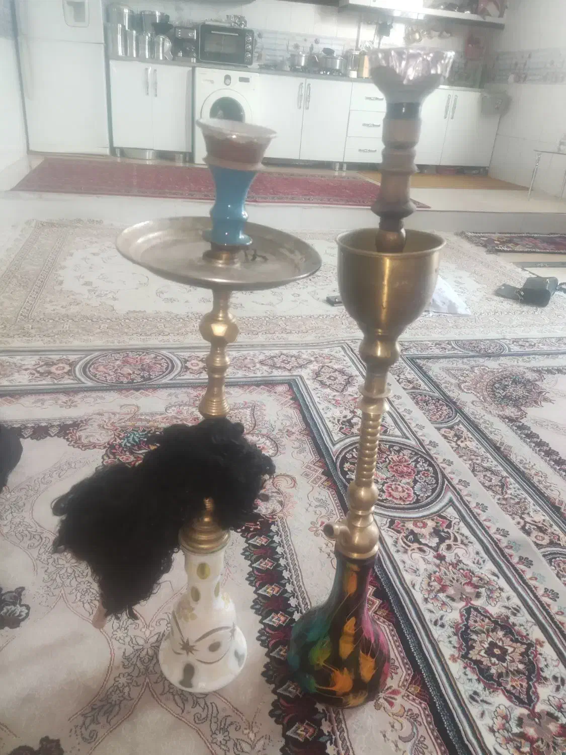 دو عدد قلیان ابندی شده فروشی فوری|صنایع دستی و سایر لوازم تزئینی|کوهدشت, |دیوار