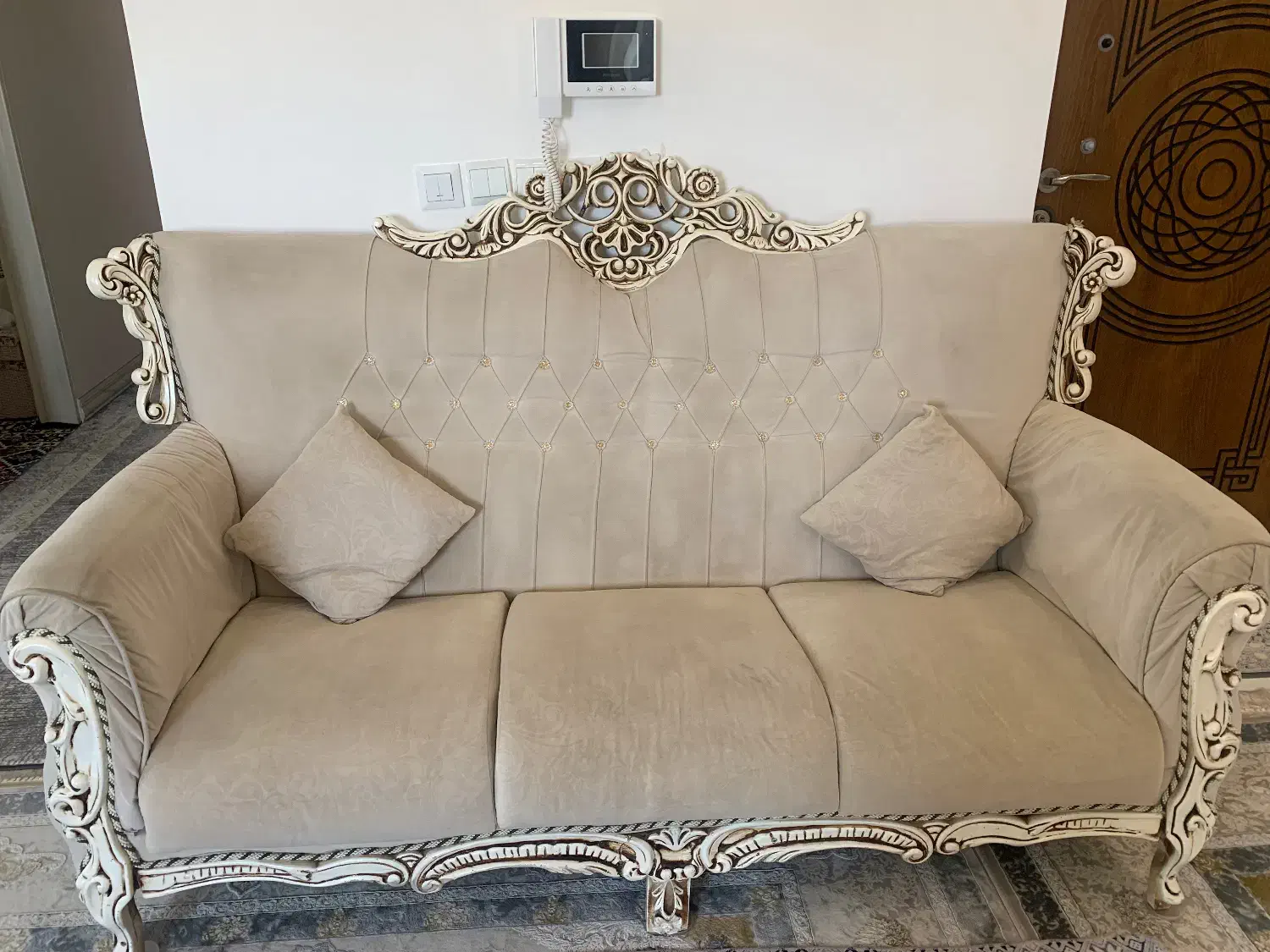 مبل هفت نفره کلاسیک|مبلمان خانگی و میز عسلی|قائم‌شهر, |دیوار