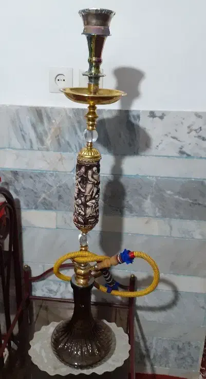 قلیون برنجی|صنایع دستی و سایر لوازم تزئینی|زرند, |دیوار