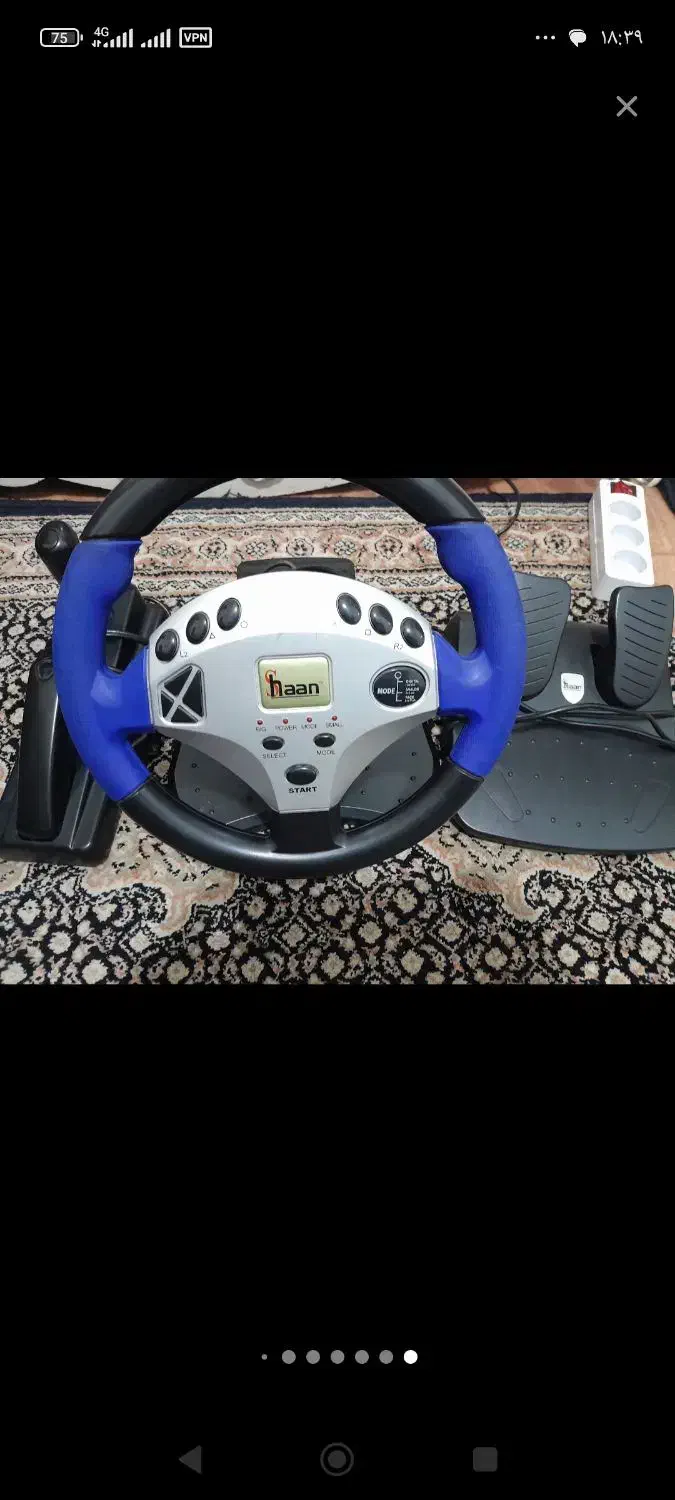 فرمان و دنده و پدال بازی سالم تست شده|کنسول، بازی ویدئویی و آنلاین|اردبیل, |دیوار