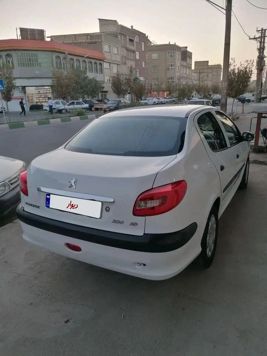 206 sb v8|خودرو سواری و وانت|قم, چهل درخت‎|دیوار