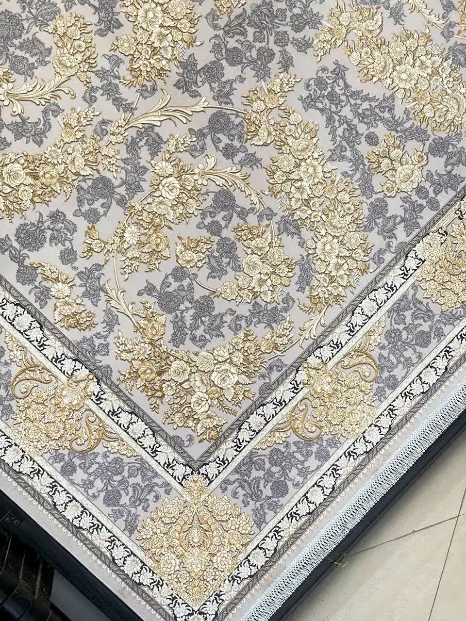 فرش های ۱۲۰۰شانه و۱۵۰۰ شانه خرید از کارخانه|فرش|کاشان, راوند|دیوار