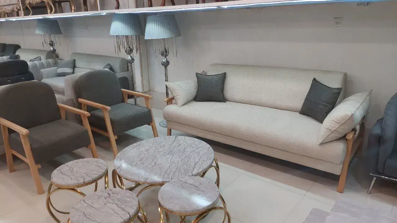 مبل راحتی تخت خواب شو|مبلمان خانگی و میز عسلی|خمینی‌شهر, |دیوار