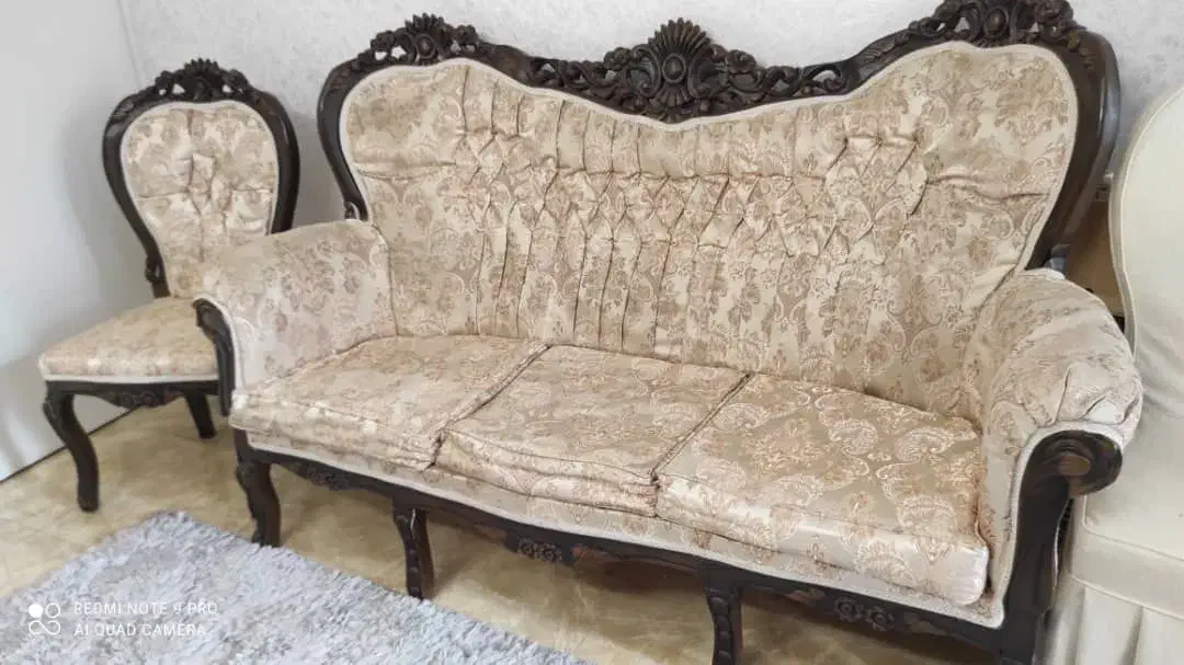 مبل کلاسیک استیل همراه غذاخوری|مبلمان خانگی و میز عسلی|قزوین, |دیوار