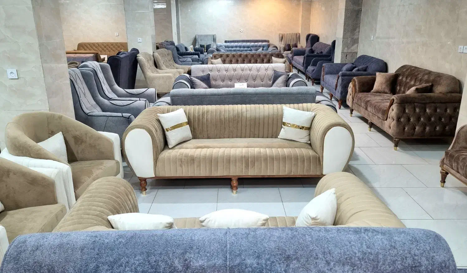 مبل راحتی 7نفره پاناما|مبلمان خانگی و میز عسلی|یزد, |دیوار