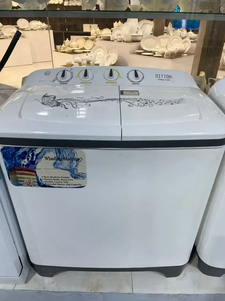 لباسشویی دوقلو 13 کیلویی ریتون|ماشین لباسشویی و خشککن لباس|آباده, |دیوار