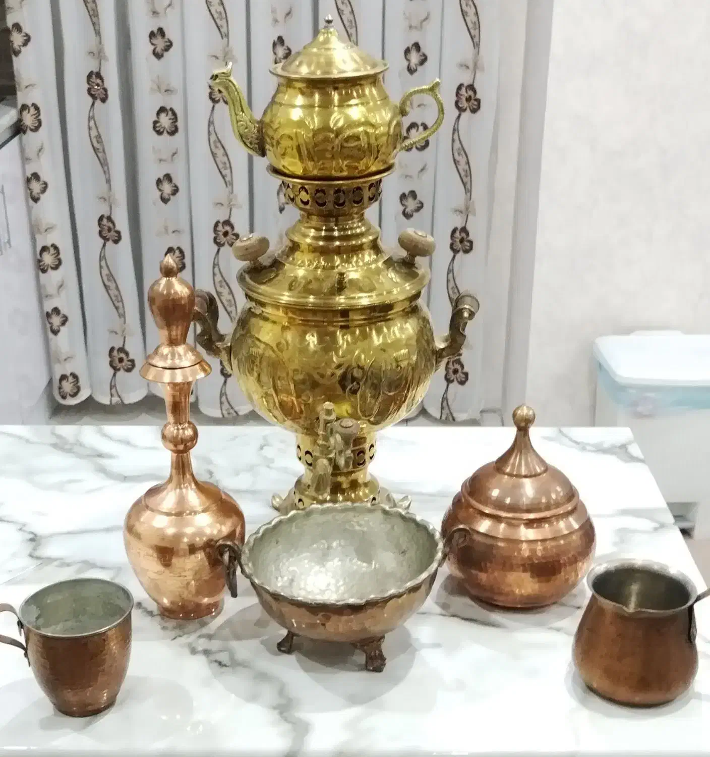 سماور زغالی|سماور، چای‌ساز، قهوه‌ساز|نسیم‌شهر, |دیوار