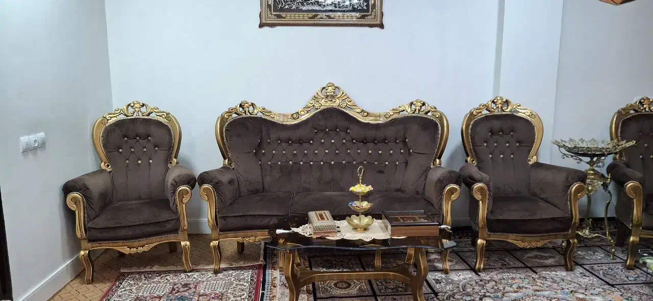 مبلمان سلطنتی|مبلمان خانگی و میز عسلی|فارسان, |دیوار