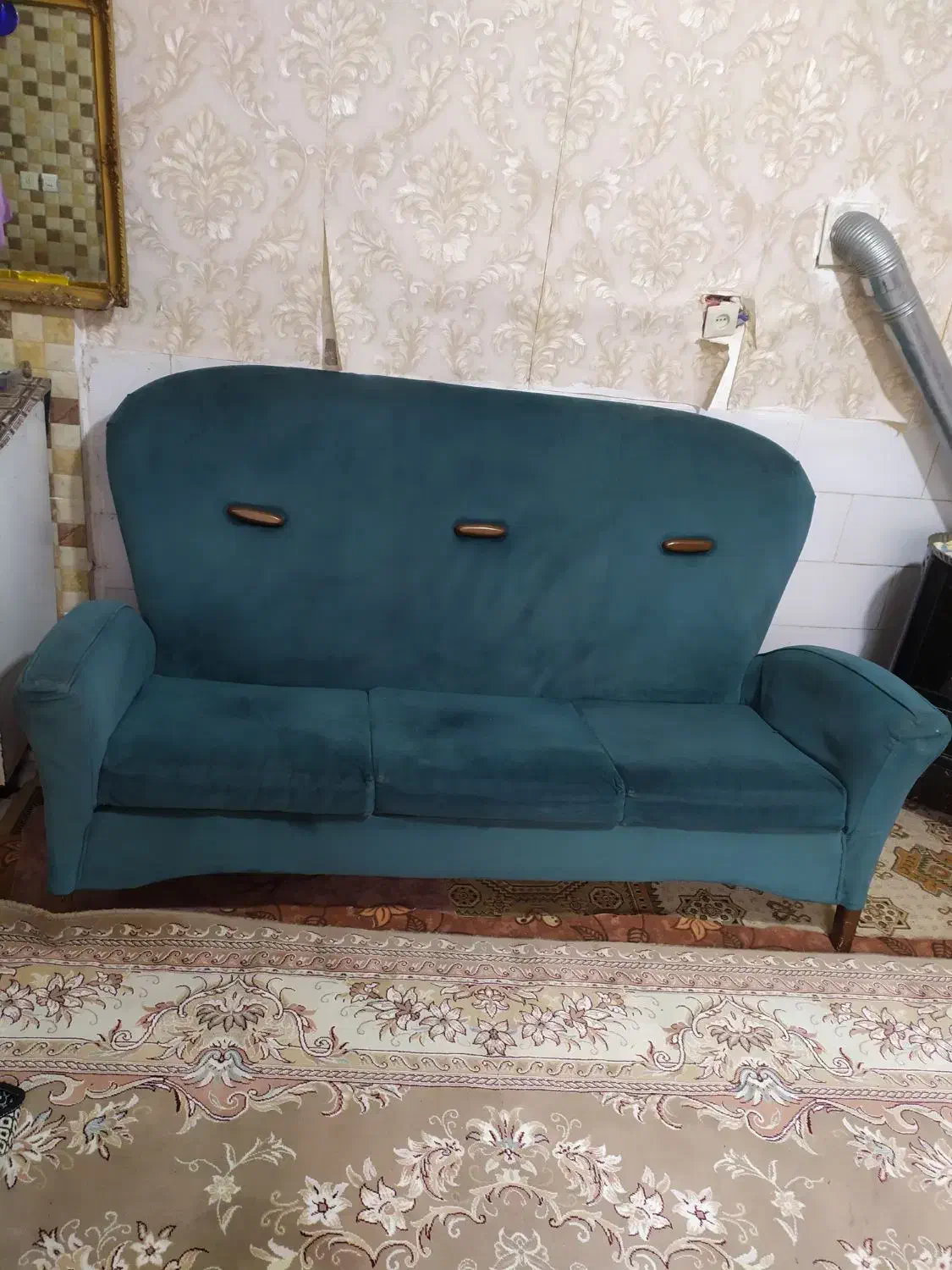 مبل هفت نفره تمیز ۲۵۰۰|مبلمان خانگی و میز عسلی|قم, چهل اختران|دیوار