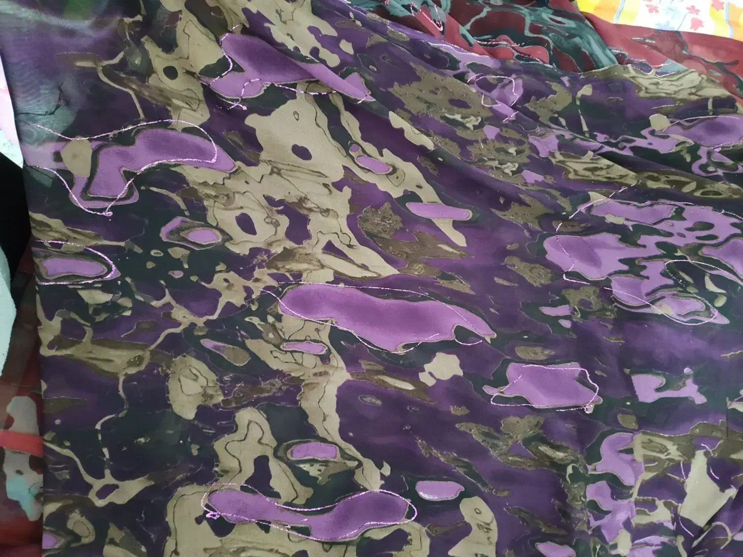 پارچه حریر|لباس|هرسین, |دیوار