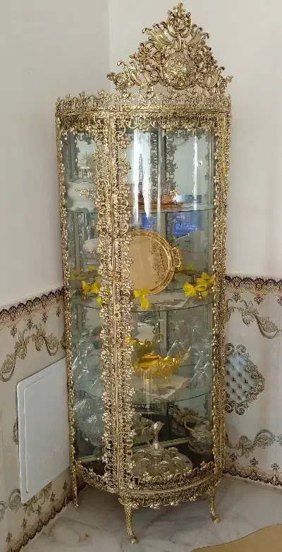 بوفه وآیینه شمعدان|بوفه، ویترین، کنسول|کنگاور, |دیوار