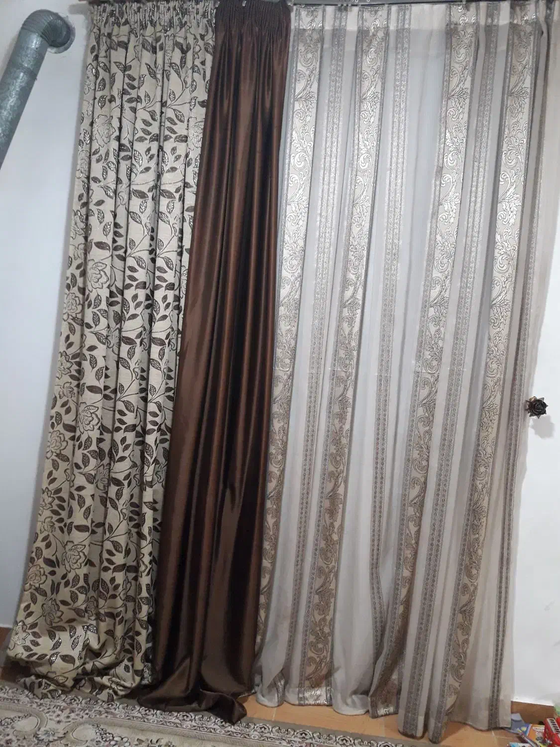 پرده پذیرایی|پرده، رانر، رومیزی|لاهیجان, فیاض|دیوار