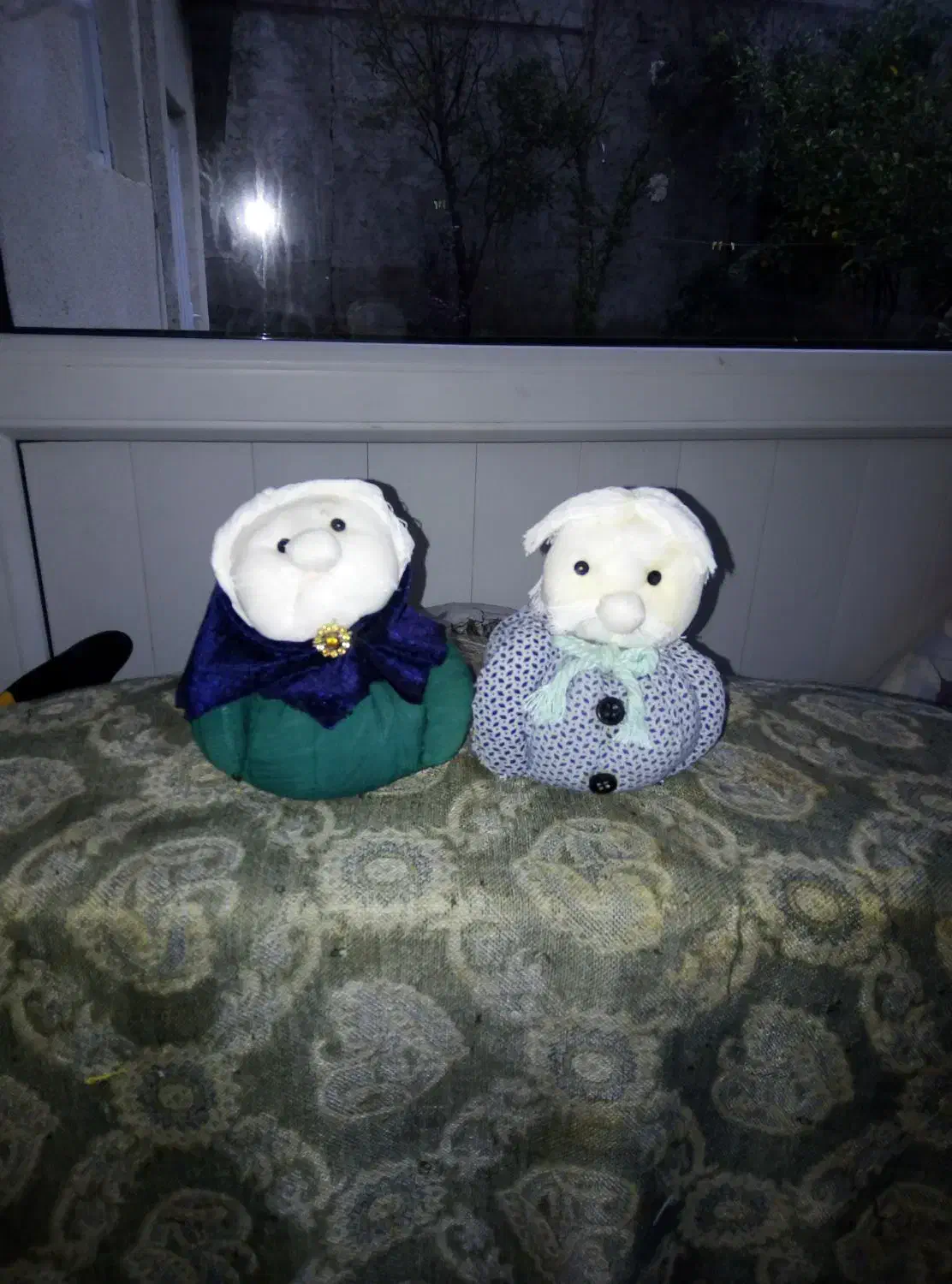 عروسک ننه سرما وآقا جون برای شب یلدا|صنایع دستی و سایر لوازم تزئینی|لاهیجان, آهندان|دیوار