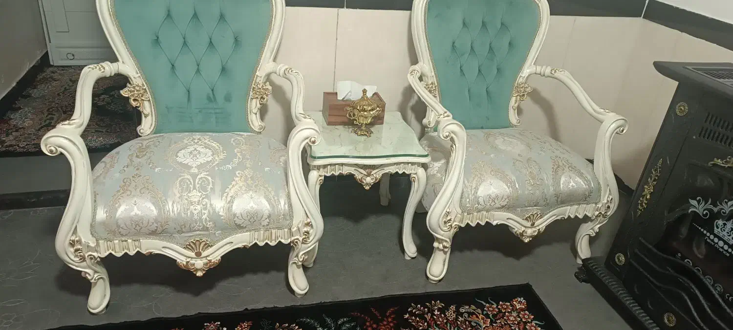 مبل هفت نفره استیل ناهار خوری 4نفره|مبلمان خانگی و میز عسلی|مشگین شهر, |دیوار