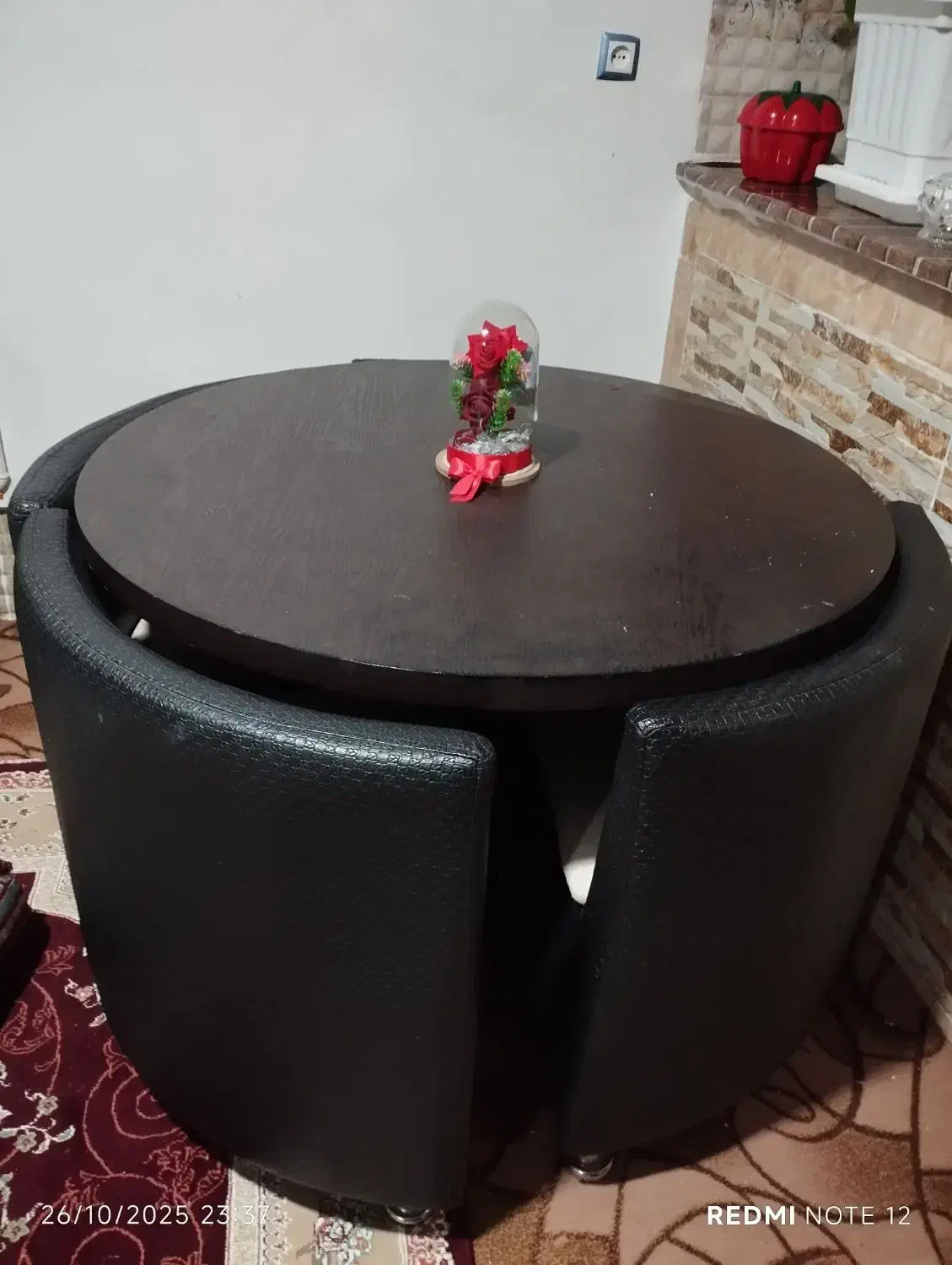 میز ۴ نفره غذاخوری|میز و صندلی غذاخوری|خلخال, |دیوار