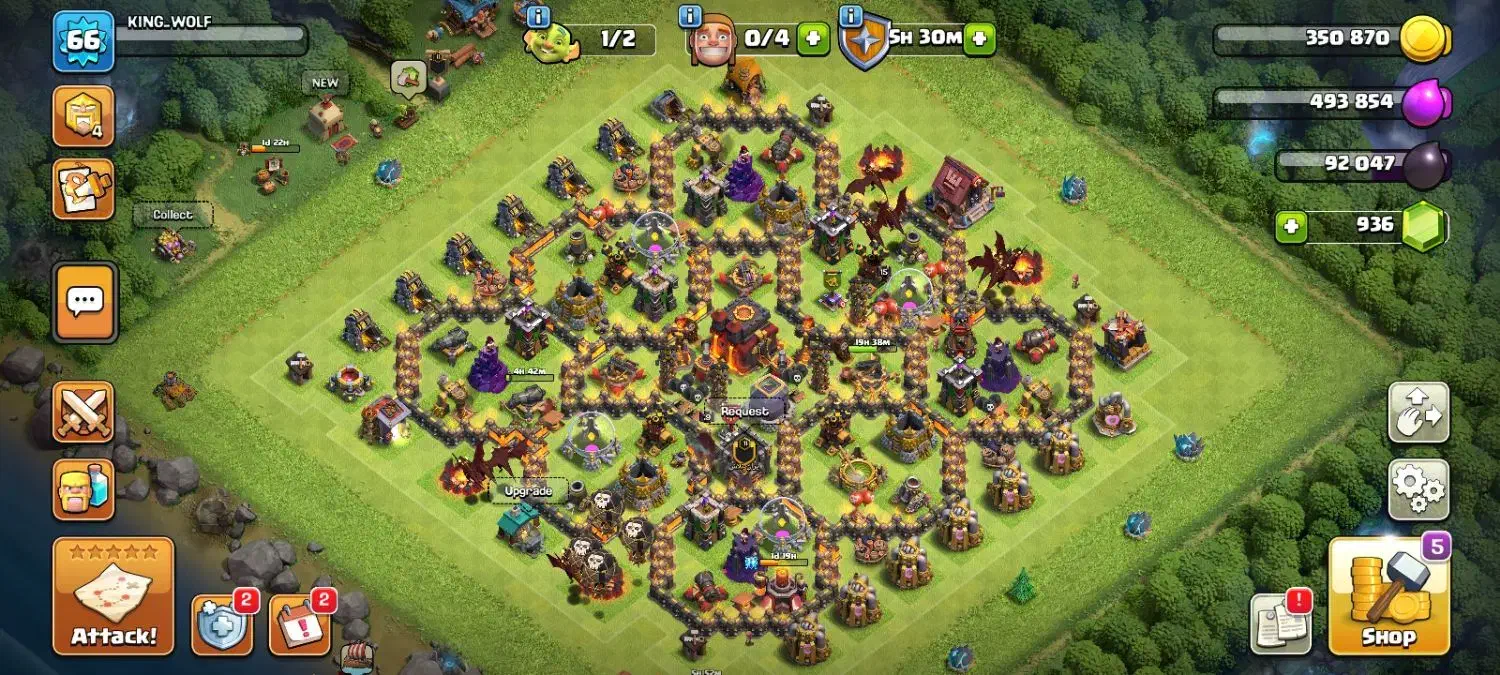 اکانت کلش آک تان 10و 11|کنسول، بازی ویدئویی و آنلاین|میرجاوه, |دیوار