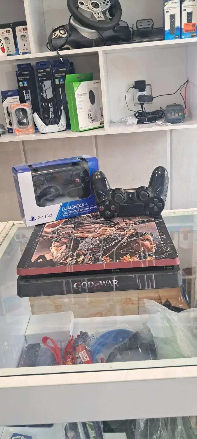 ps4 slim دو دسته|کنسول، بازی ویدئویی و آنلاین|گنبد کاووس, |دیوار
