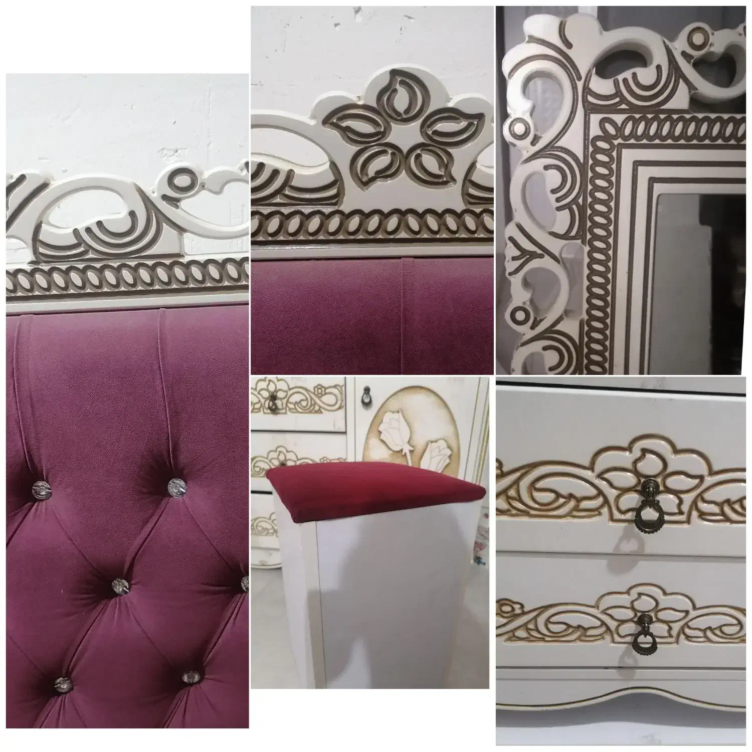 ست سرویس خواب|تخت و سرویس خواب|چغادک, |دیوار