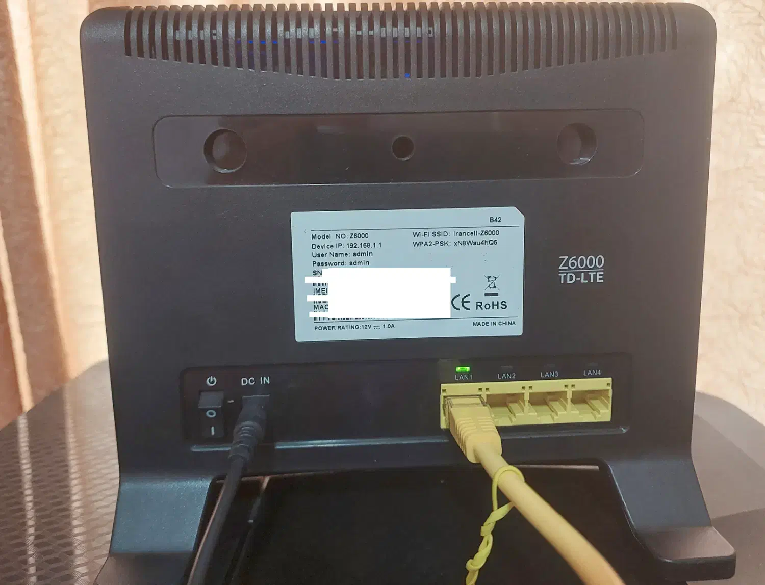 مودم ایرانسل Z6000|مودم و تجهیزات شبکه|تهران, دریاننو|دیوار