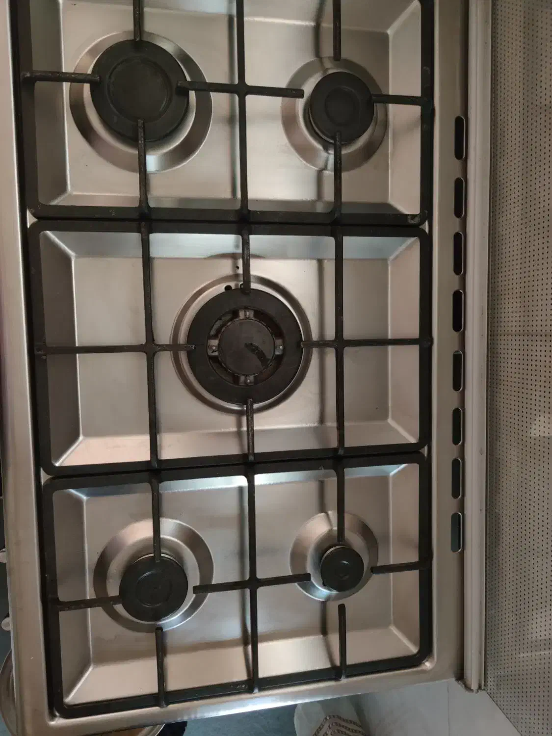 اجاق گاز تکنو ۵ شعله طرح فر|اجاق گاز و لوازم برقی پختوپز|هشتگرد, شهرک راه آهن|دیوار