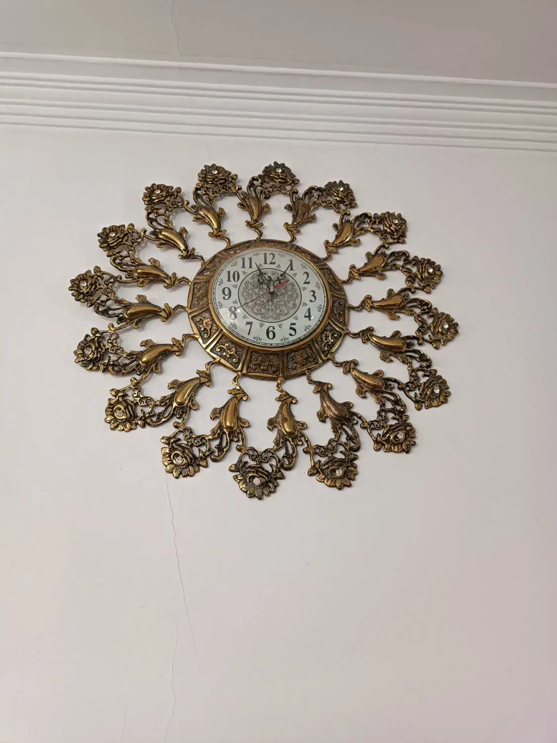 بوفه وساعت تمام برنجی|بوفه، ویترین، کنسول|قرچک, زیبا شهر|دیوار