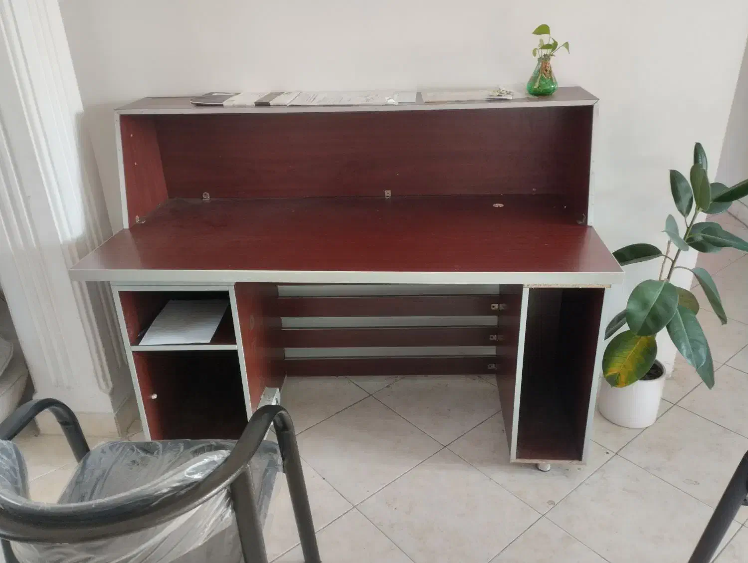 میز اداری چوبی|دفتر کار|رشت, قاسمیه|دیوار