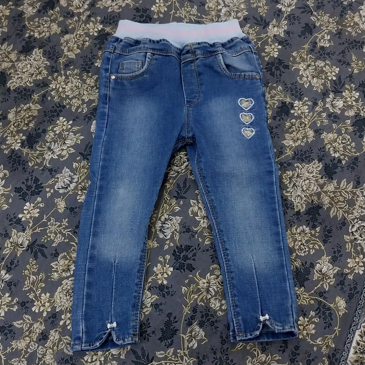 شلوار لی دخترانه|کفش و لباس بچه|بروجرد, |دیوار