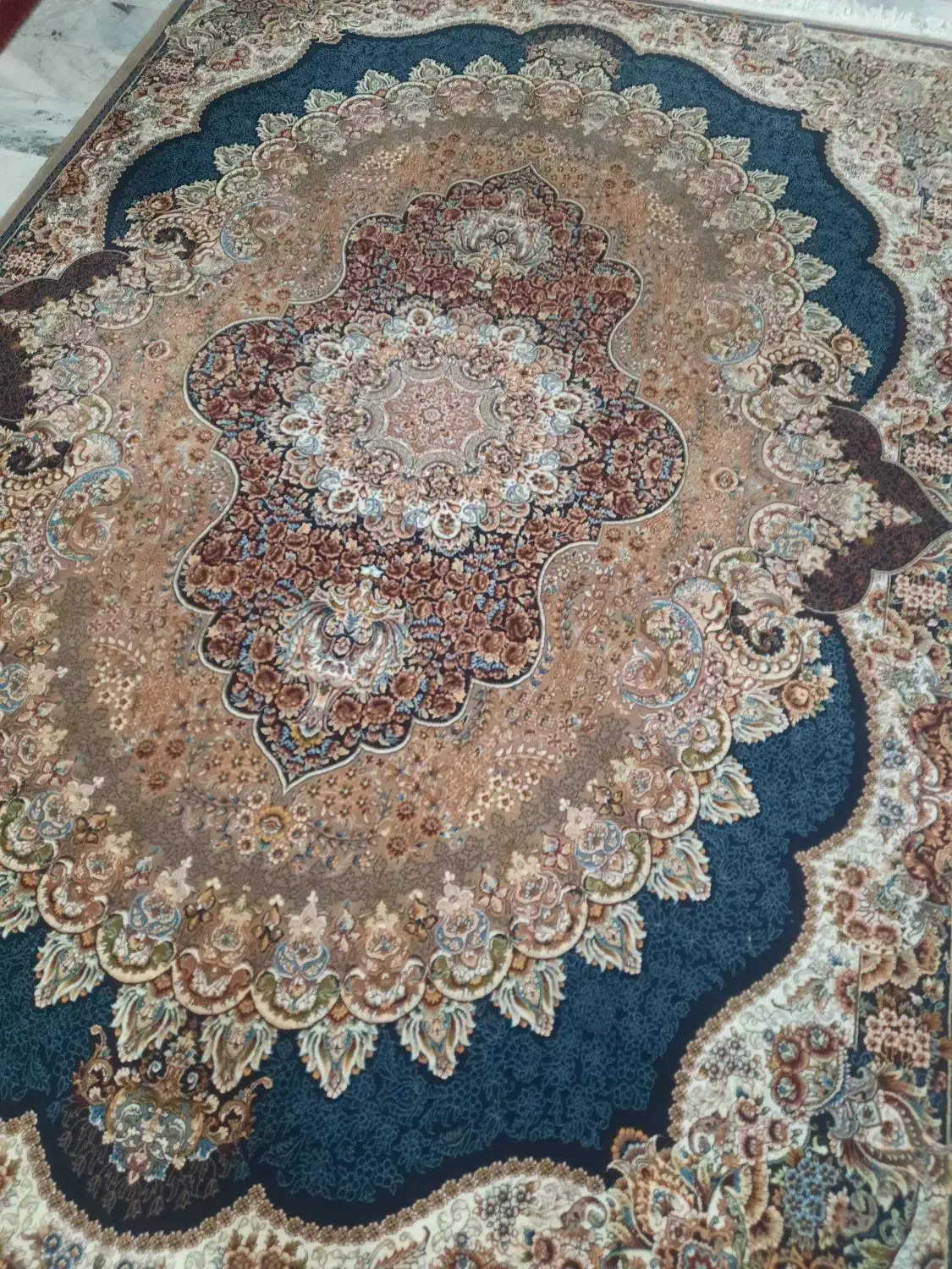 فرش ۶متری ۷۰۰شانه ۲۵۵۰تراکم گردویی جفت|فرش|مشهد, امیر|دیوار