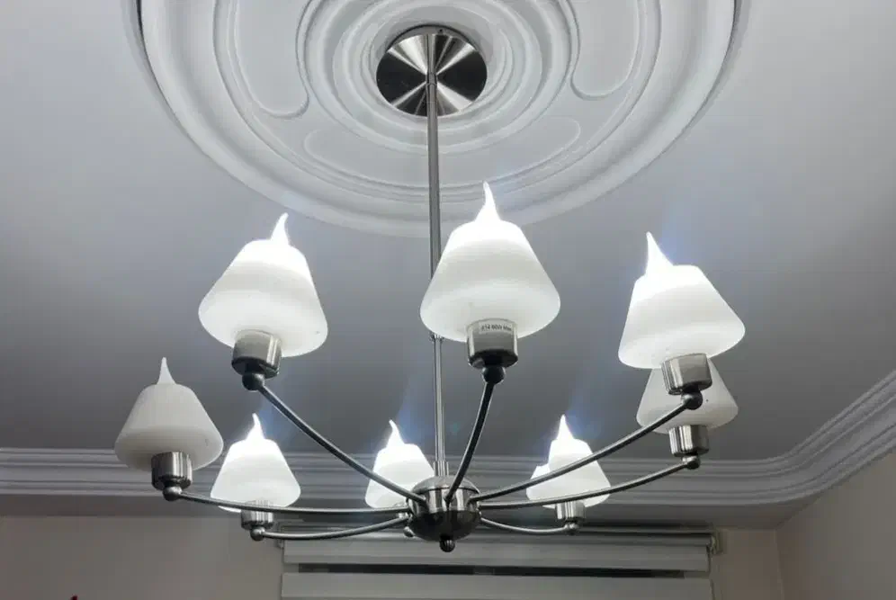 لوستر استیل مدرن|لوستر و چراغ آویز|ارومیه, |دیوار