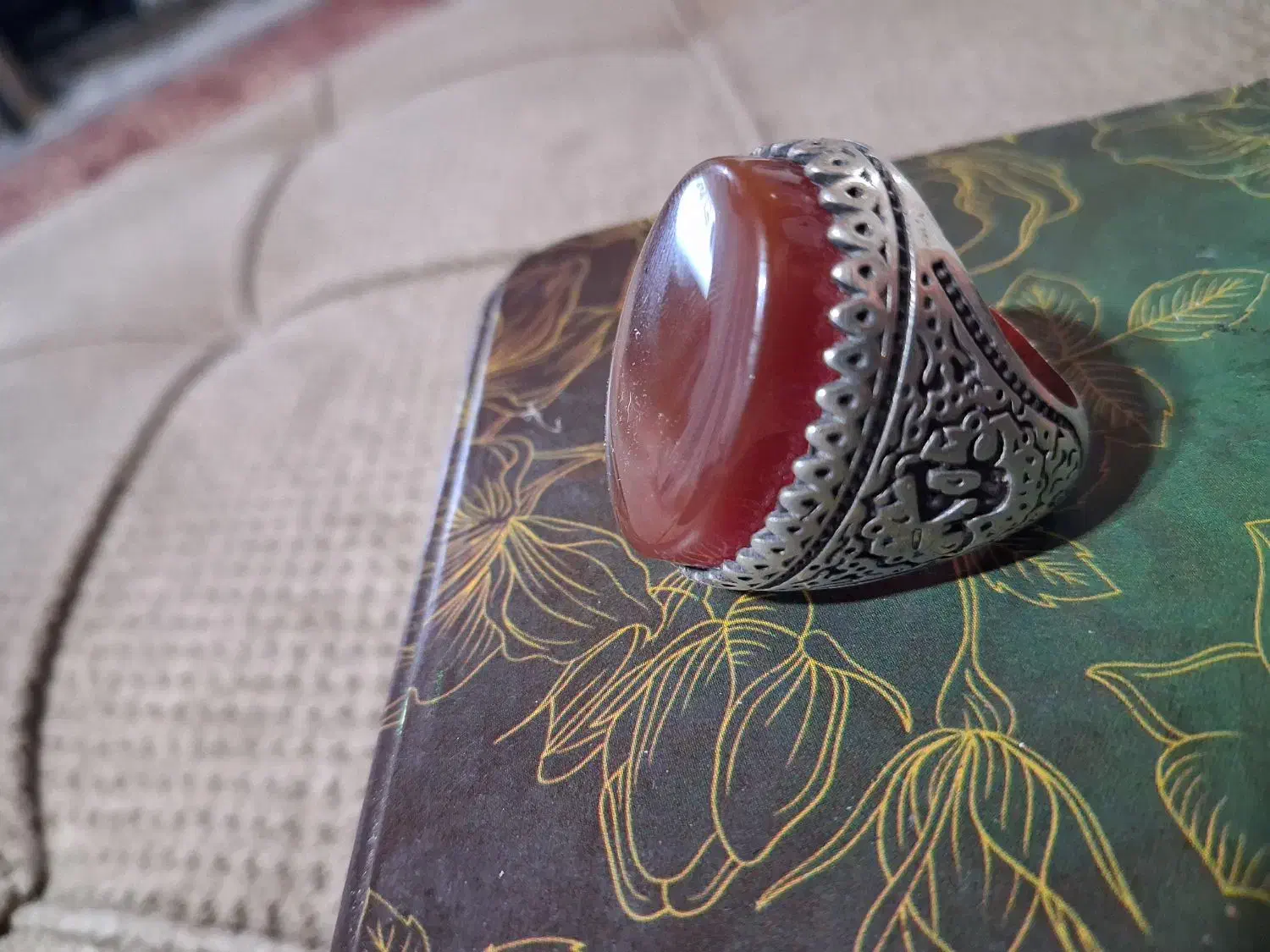 انگشتر قدیمی نقره|کلکسیون اشیاء عتیقه|نوشهر, |دیوار