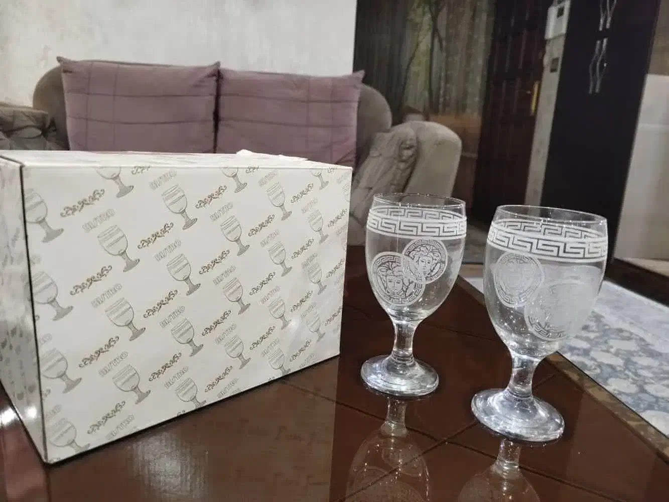 شیرینی خوری جام کریستال قهوه جوش|حراج|ری, هاشم‌آباد|دیوار