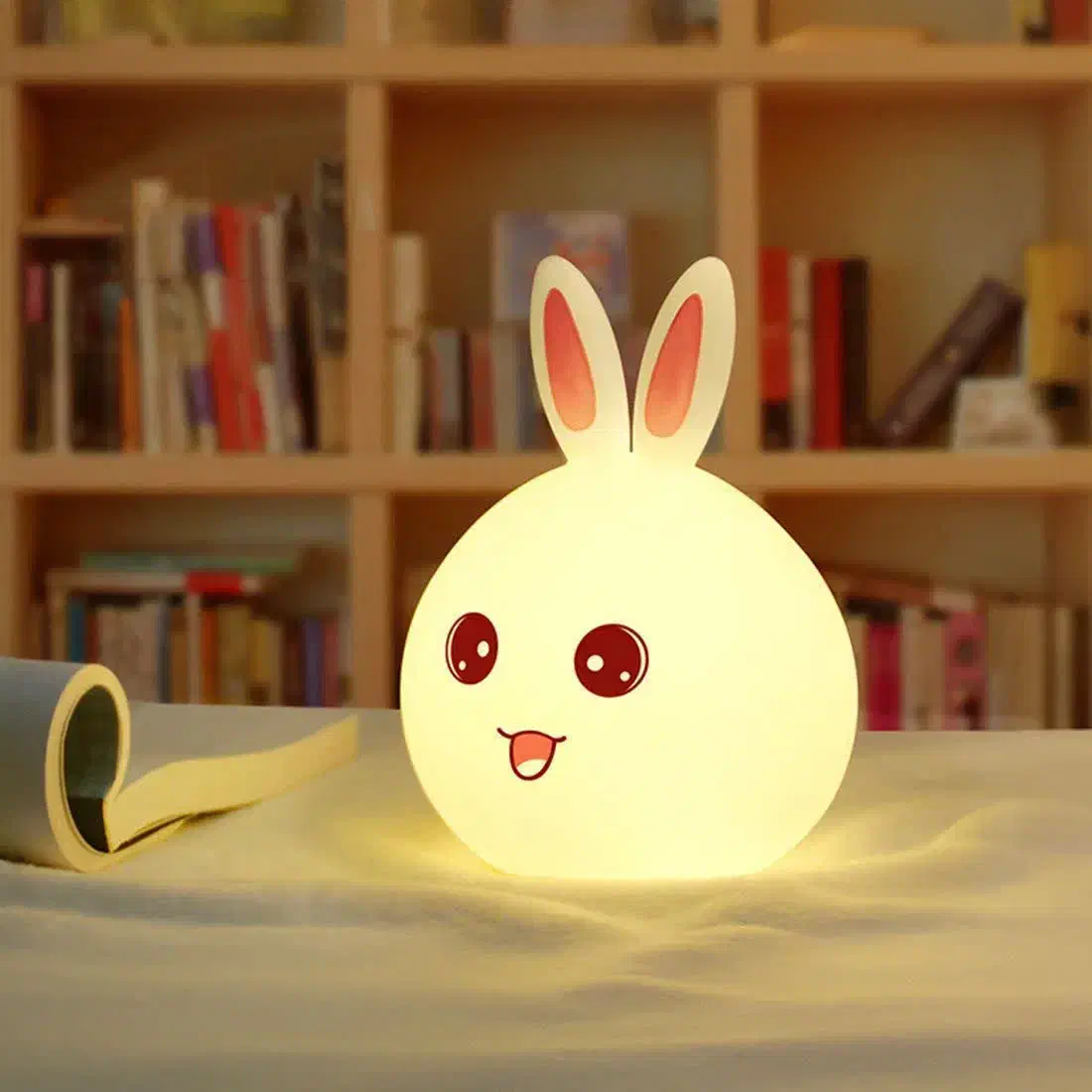 چراغ خواب سیلیکونی خرگوشی (ارسال رایگان)|چراغ خواب و آباژور|قم, دروازه ری|دیوار