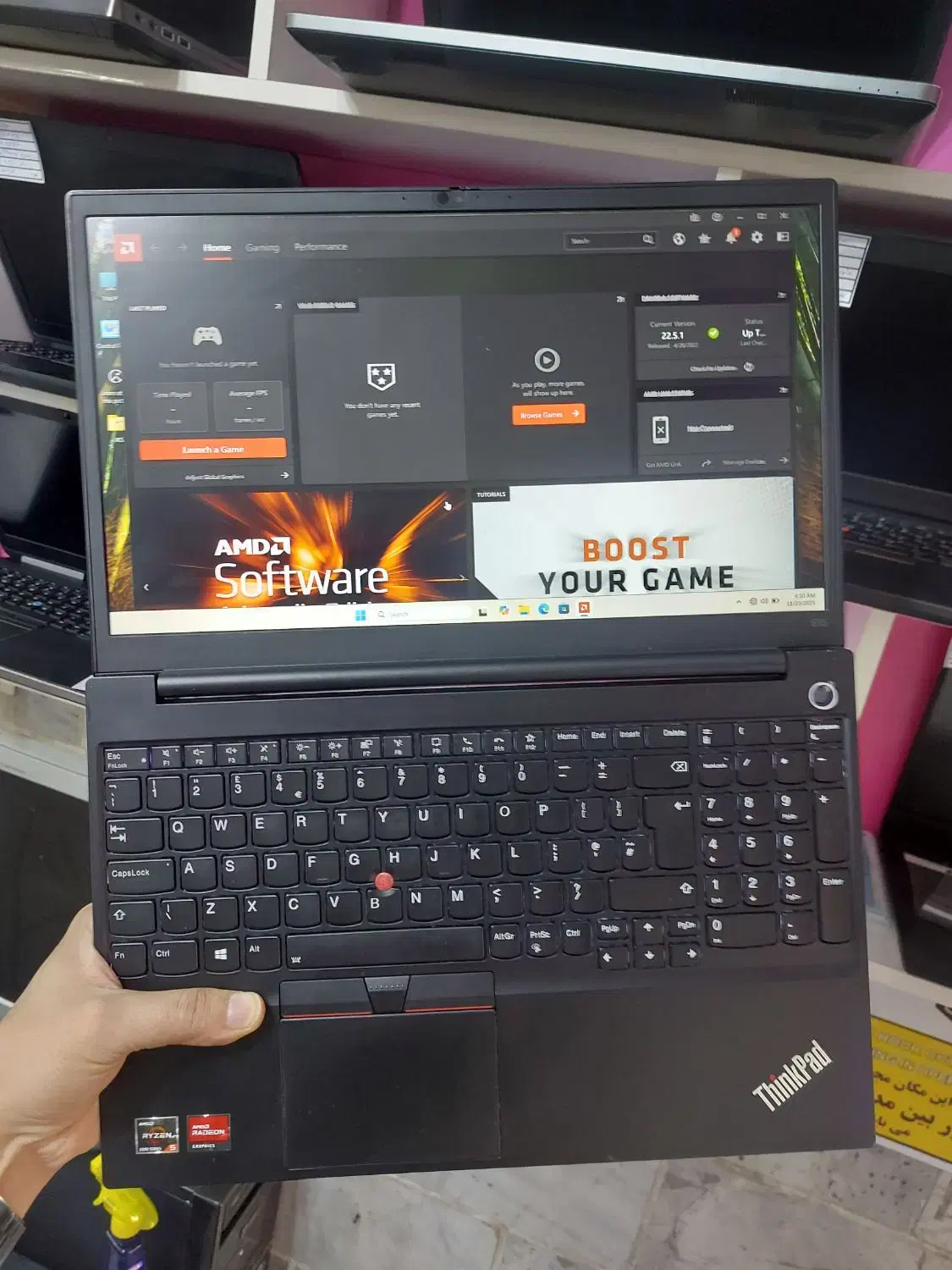 Lenovo E15 2022 Ryzen5 RAM16 SSD256 AMD4G|رایانه همراه|کرج, گلشهر|دیوار