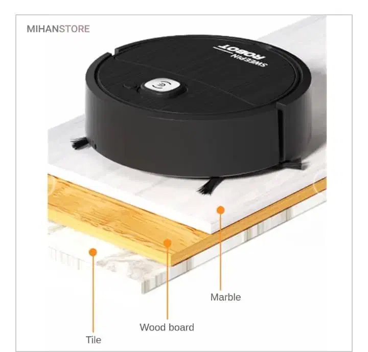 مینی جارو هوشمند شارژی|جاروبرقی، جارو شارژی، بخارشو|امیدیه, |دیوار