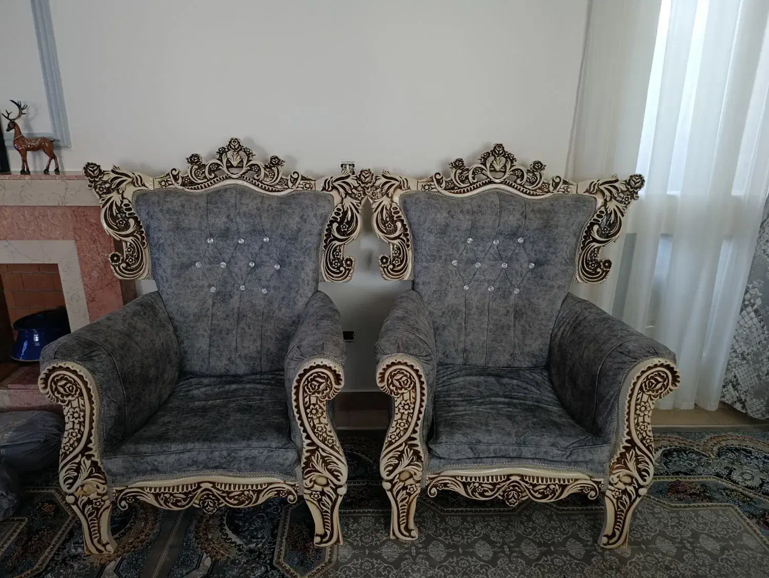 مبل هفت نفره|مبلمان خانگی و میز عسلی|پرند, فاز ۲|دیوار