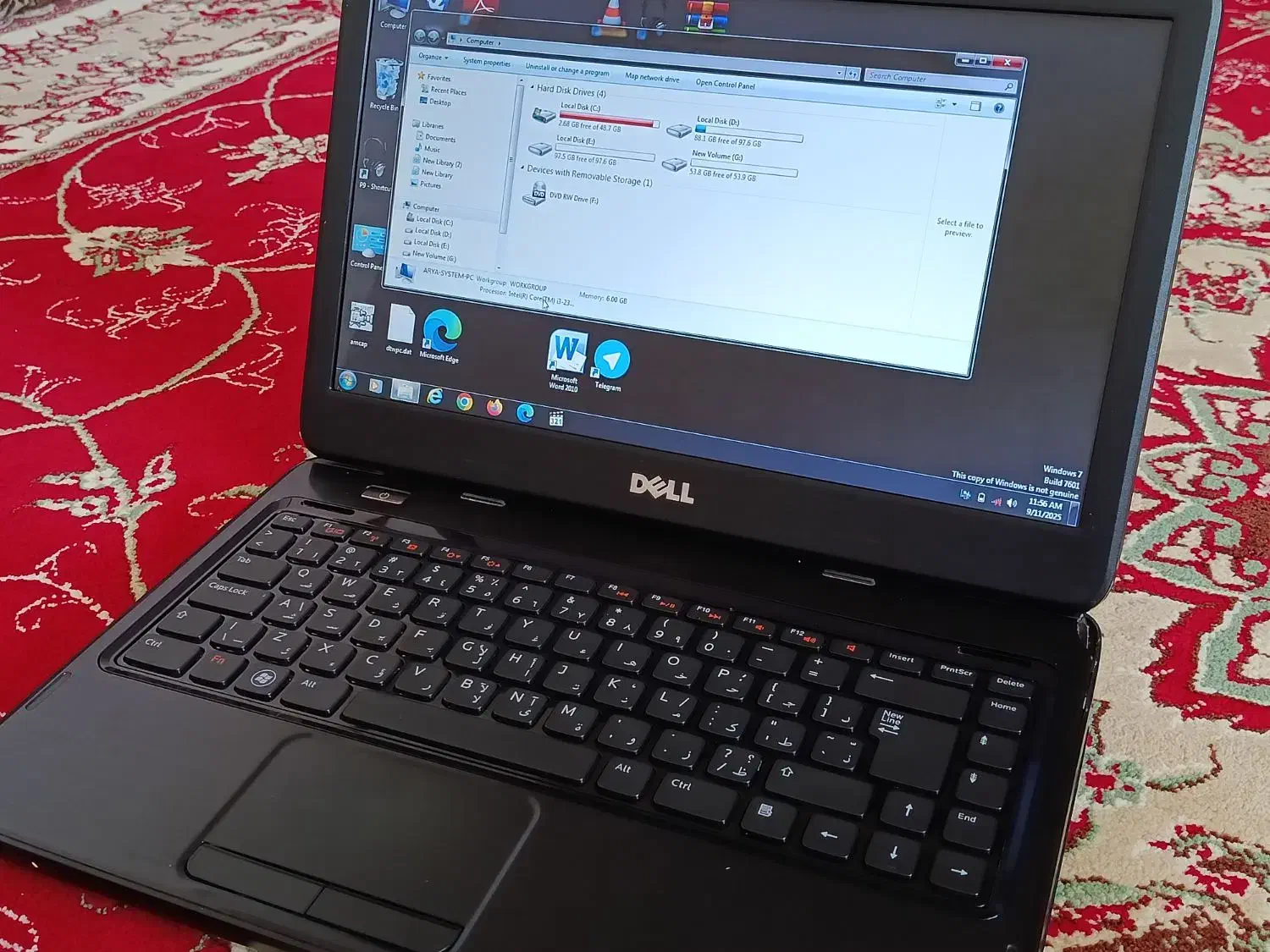 لپتاپ Dell|رایانه همراه|چرداول, |دیوار