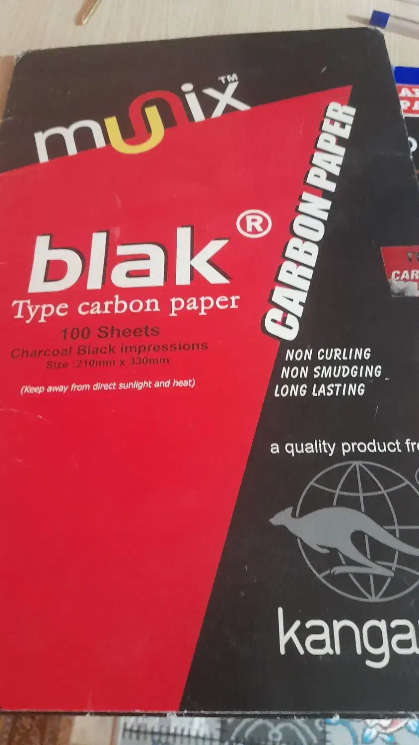 کاربن ۱۰۰عددی دررنگ های آبی قرمز مشکی قیمت ۲۰۰|لوازم التحریر|الوند, |دیوار