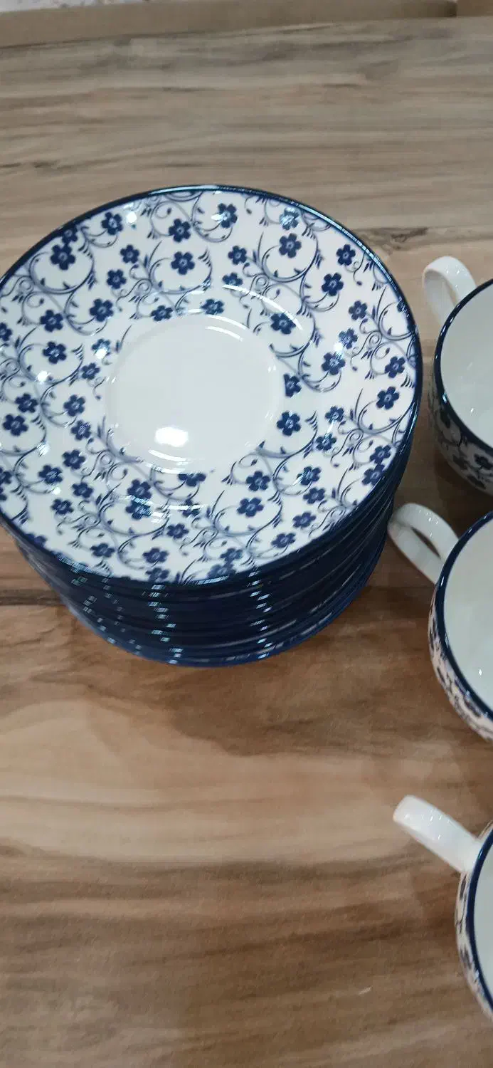 سرویس چای خوری گل آبی ترند|ظروف سرو و پذیرایی|کوهسار (البرز), |دیوار