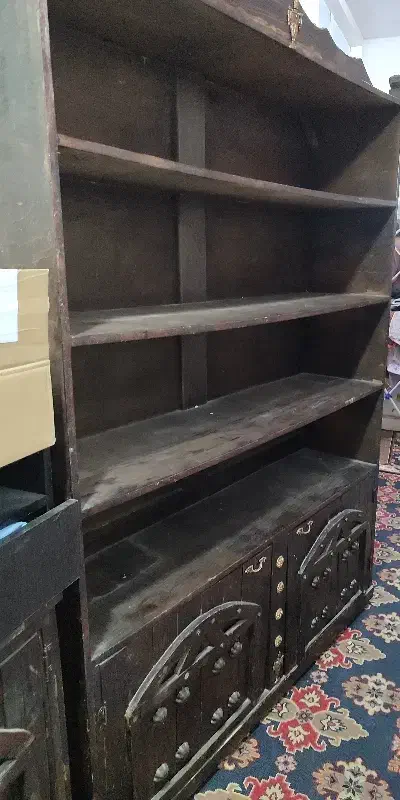 کتابخانه بزرگ و فوق العاده محکم جنس چوب|کتابخانه، شلف، قفسههای دیواری|رباطکریم, رباطکریم|دیوار