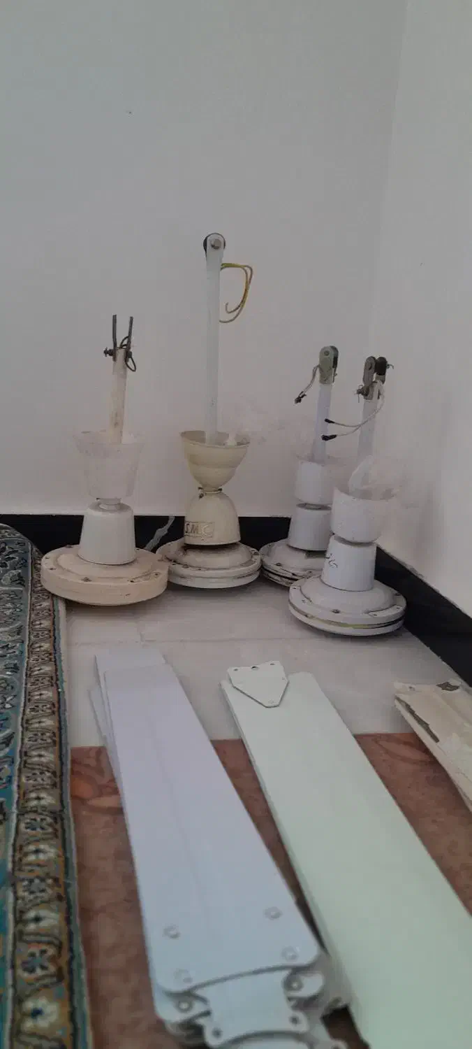 ۴عدد پنکه سقفی سالم|پنکه و تصفیه‌کنندهٔ هوا|اهواز, کوی مهدیس|دیوار