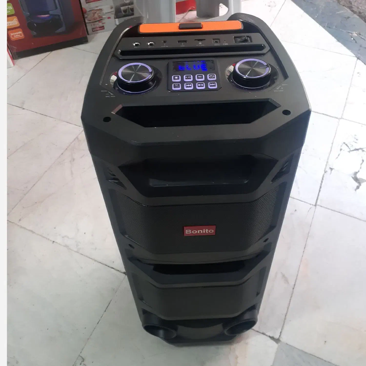 اسپیکر چمدانی Bonito sp-4800|سیستم صوتی خانگی|قم, کلهری|دیوار
