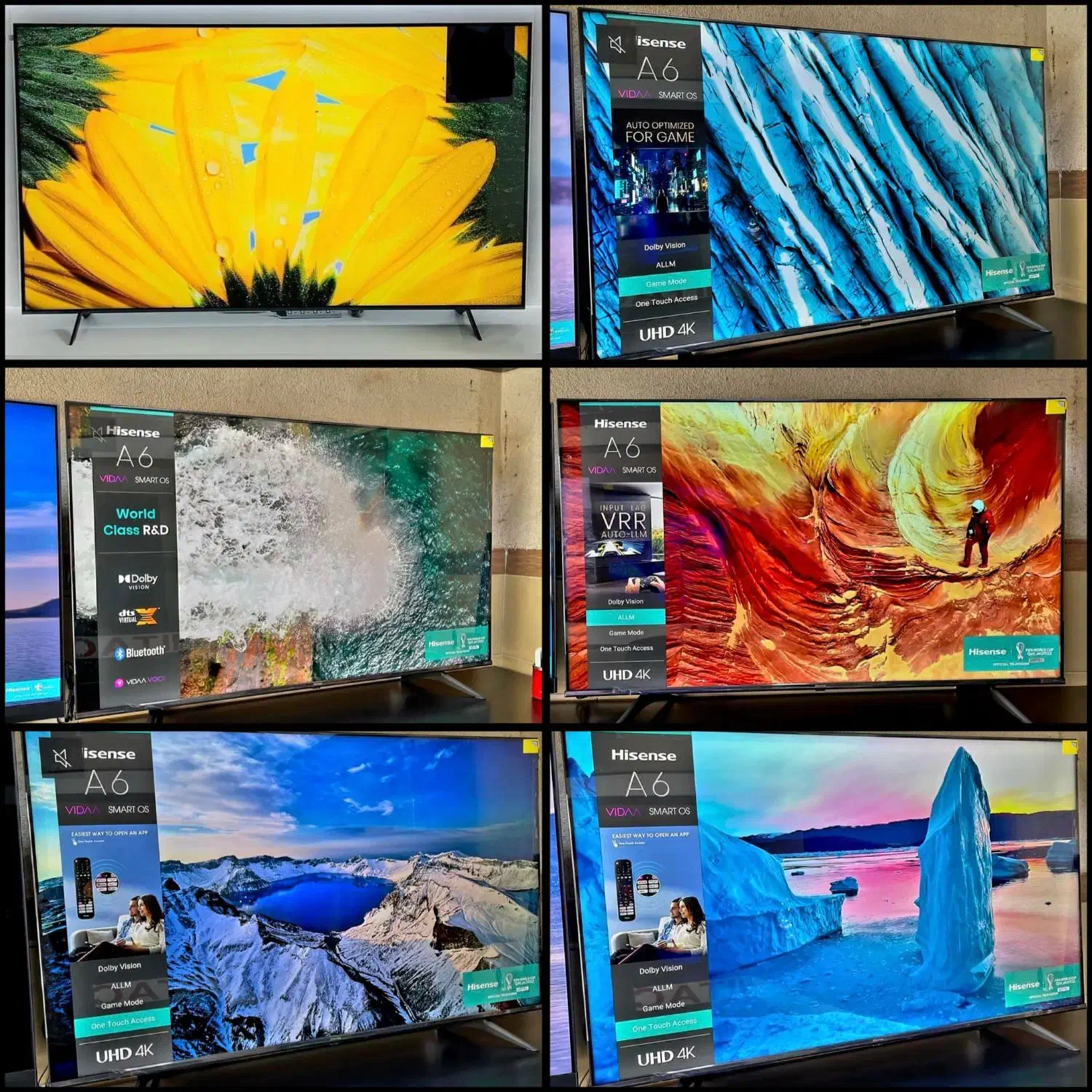 تلویزیون هایسنس اصلی 32الی75اینچ باضمانت|تلویزیون و پروژکتور|گرگان, |دیوار