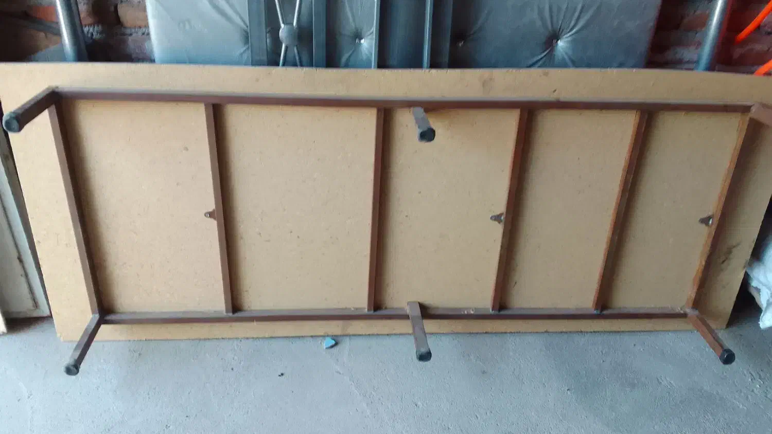 تختخواب دونفره فلزی|تخت و سرویس خواب|خسروشاه, |دیوار