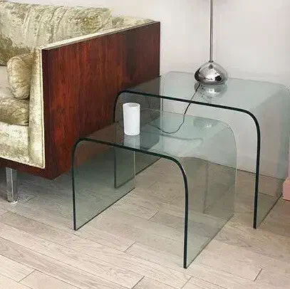 ست میز عسلی شیشه خم ۳ تکه|مبلمان خانگی و میز عسلی|باغستان, |دیوار