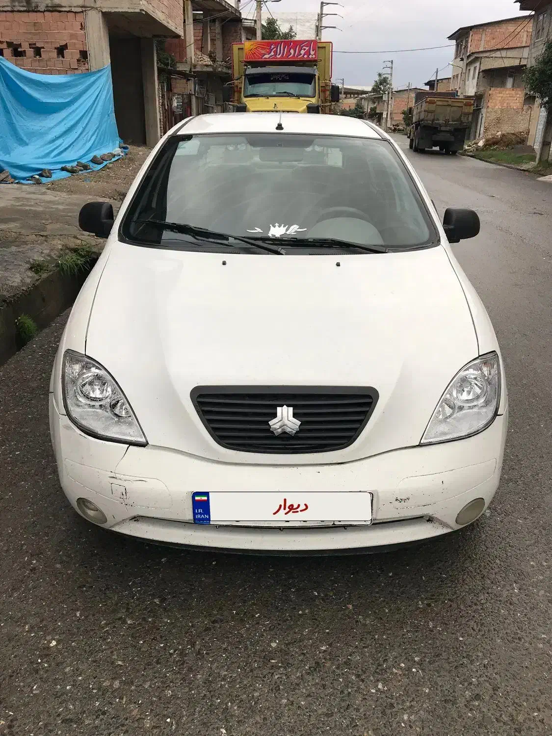 تیبا سفید صندوق دار دوگانه سوز|خودرو سواری و وانت|گرگان, |دیوار