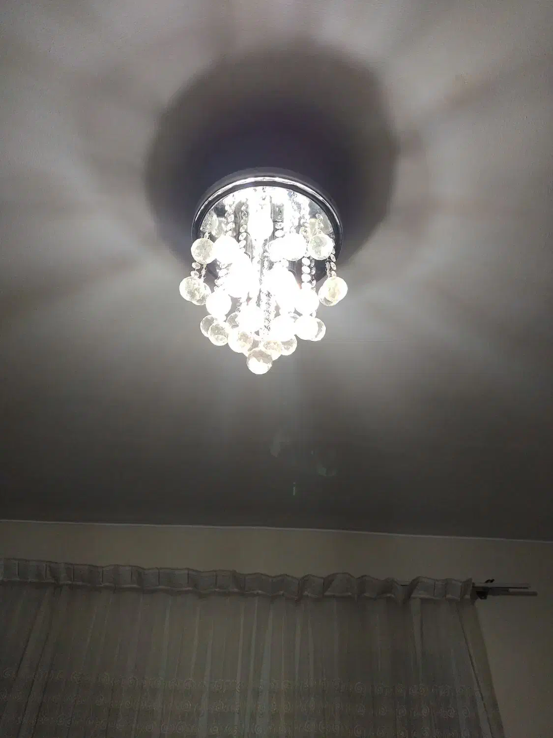 لوستر کریستالی دو عدد|لوستر و چراغ آویز|تهران, زرکش|دیوار