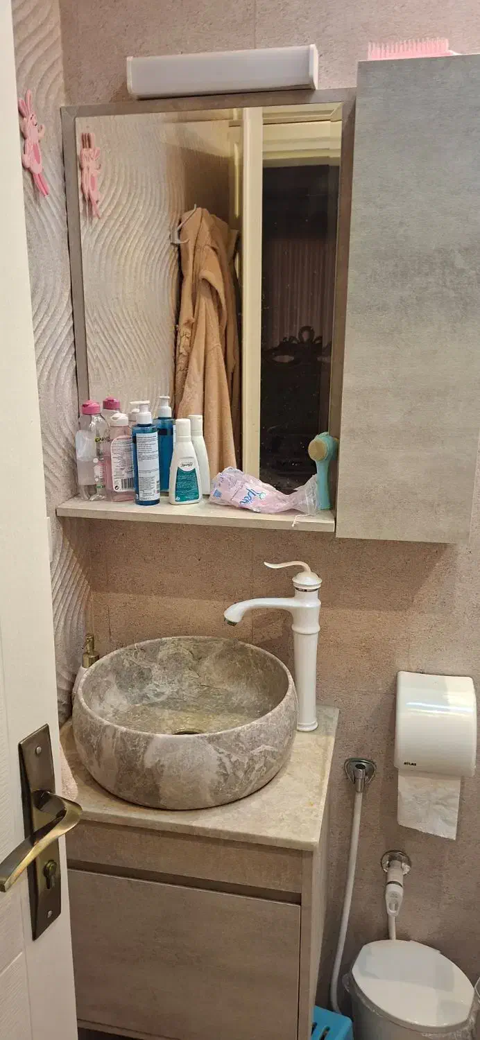 ست دوش و توالت فرنگی و روشویی|لوازم سرویس بهداشتی|کیش, |دیوار